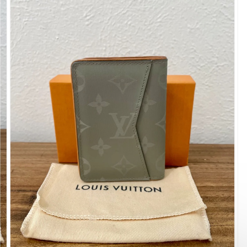 Louis Vuitton Titanium Monogram Pocket Organizer